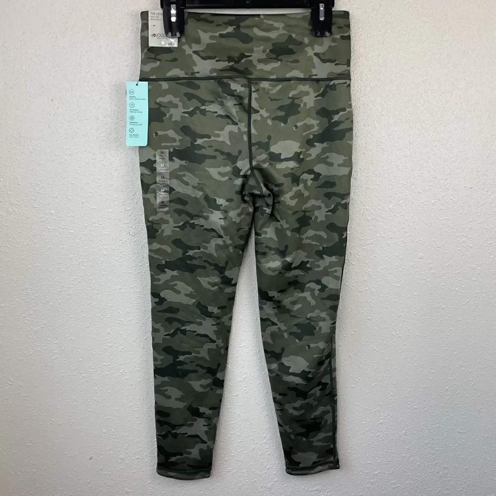 NWT Ideology Camo Athletic 7/8 Length High Rise Leggings Size M